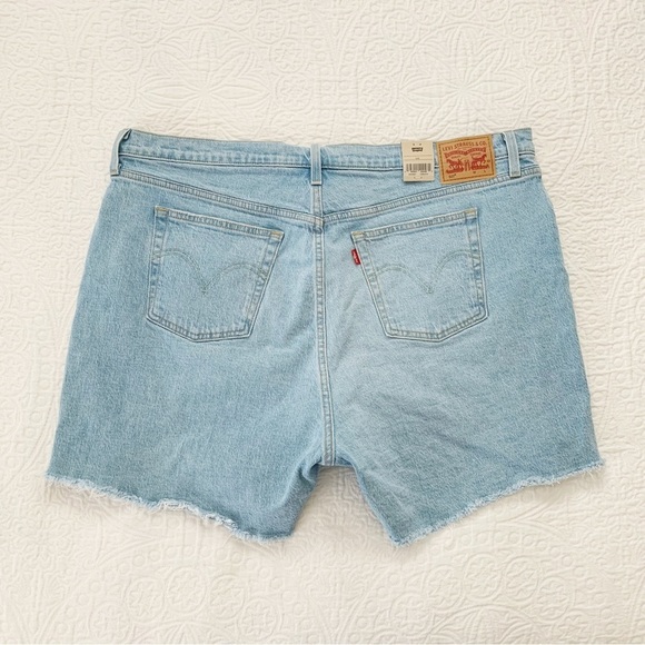 Levi's 501 Original High-Rise Distressed Denim Shorts - Picture 2 of 3
